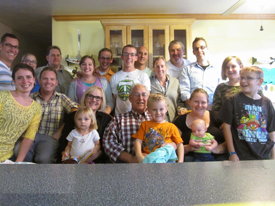The Gowen family at Thanksgiving 2014.