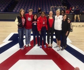 My basketball team. I'm the one on the far left and the other women are my teammates (University of Arizona-Tucson).